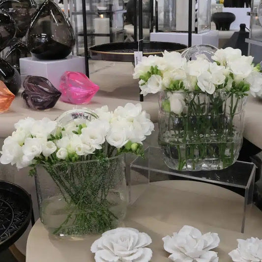 Glass Handbag Vase - Le Forge