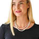 Double Strand Synthetic Pearl Necklace