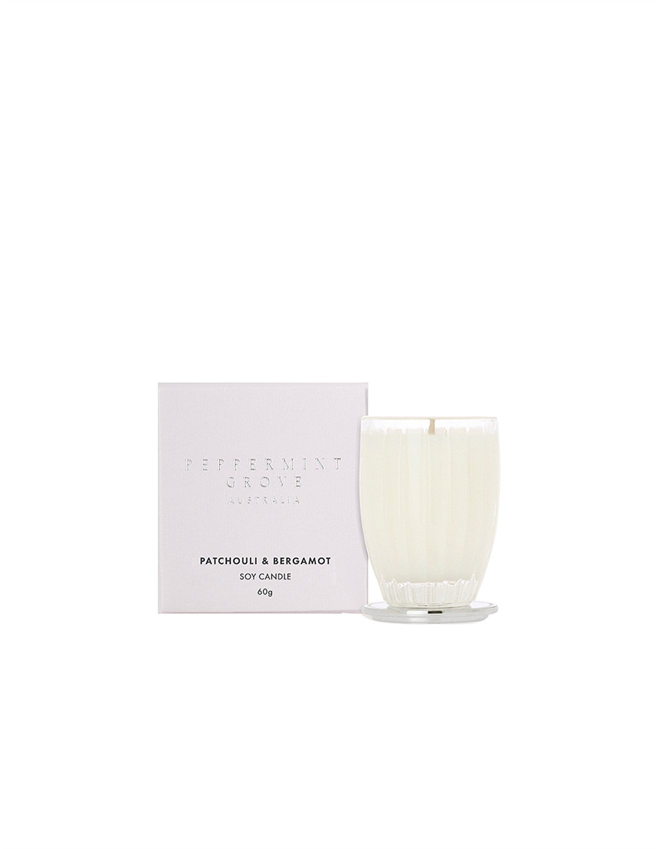 Peppermint Grove Candle 60g - Patchouli and Bergamot