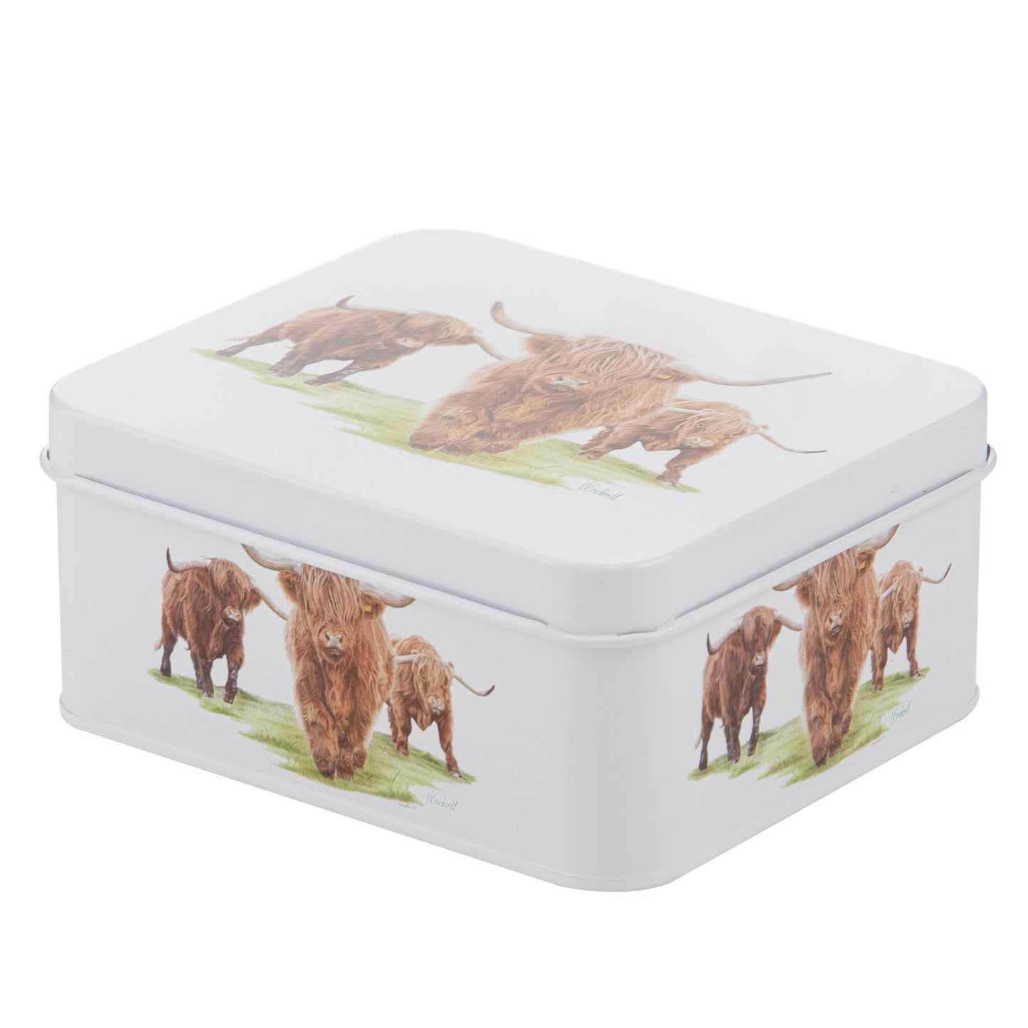 Highland Herd Biscuit Tin