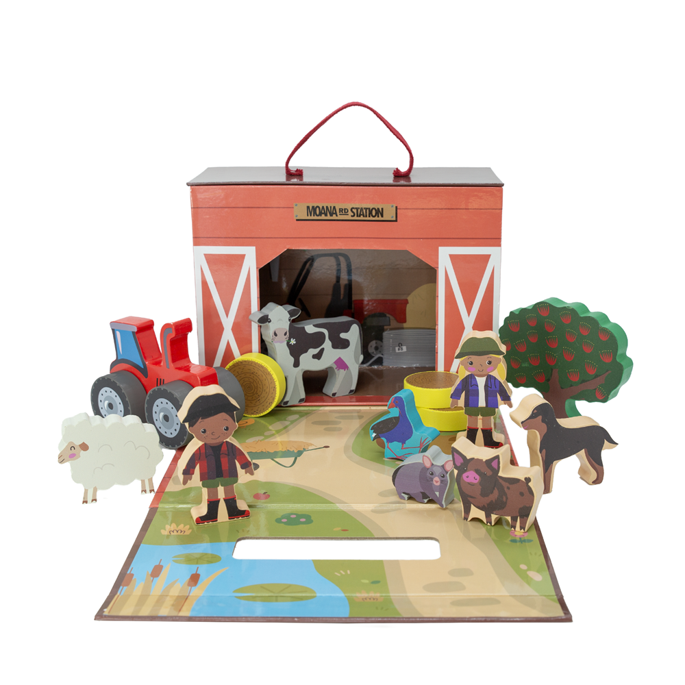 New Zealand Wooden Farm Set