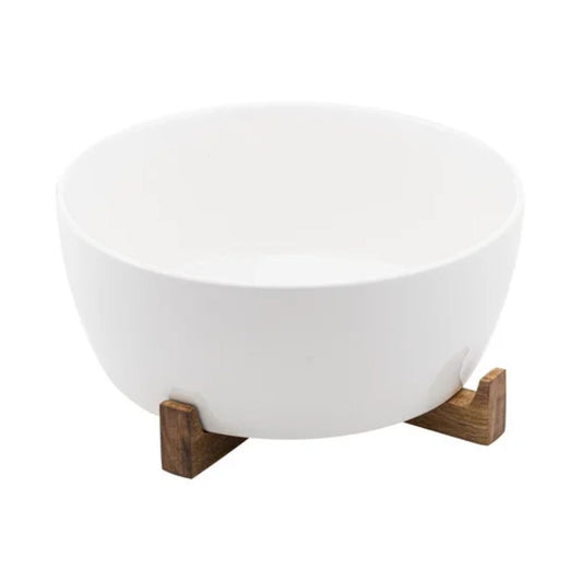 Ladelle Alto Large Bowl with Wooden Trivet