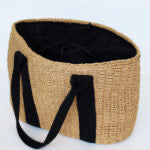 Raffia Drawstring Handbag