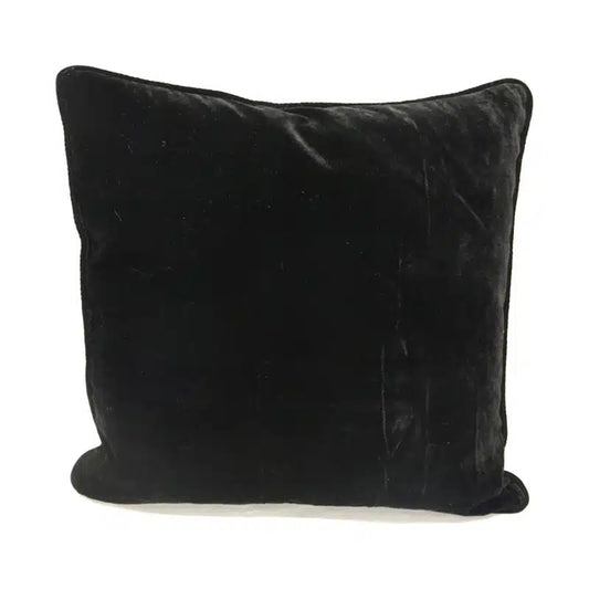 Black Velvet Bee Cushion - Le Forge
