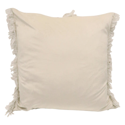 Fringe Cushion - Sand