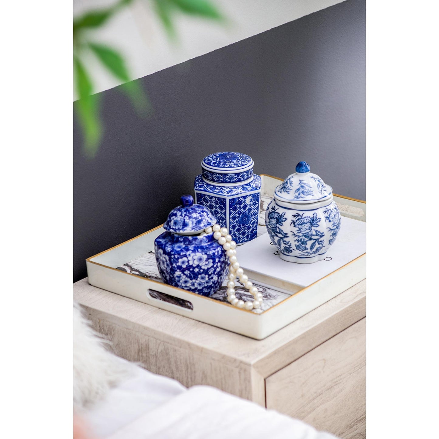 Blue and White Porcelain Jar