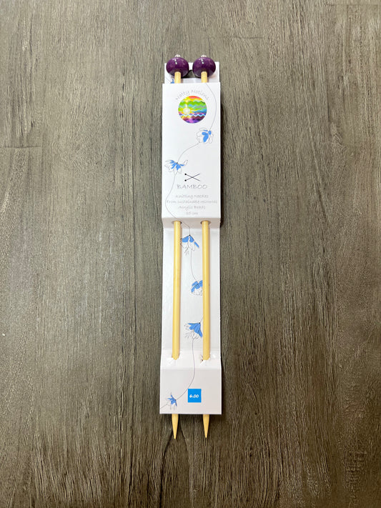 Bamboo knitting needles 6mm