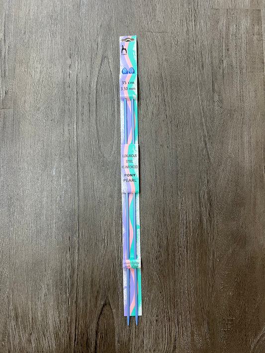 Pony pearl knitting needles 3.5mm 35cm