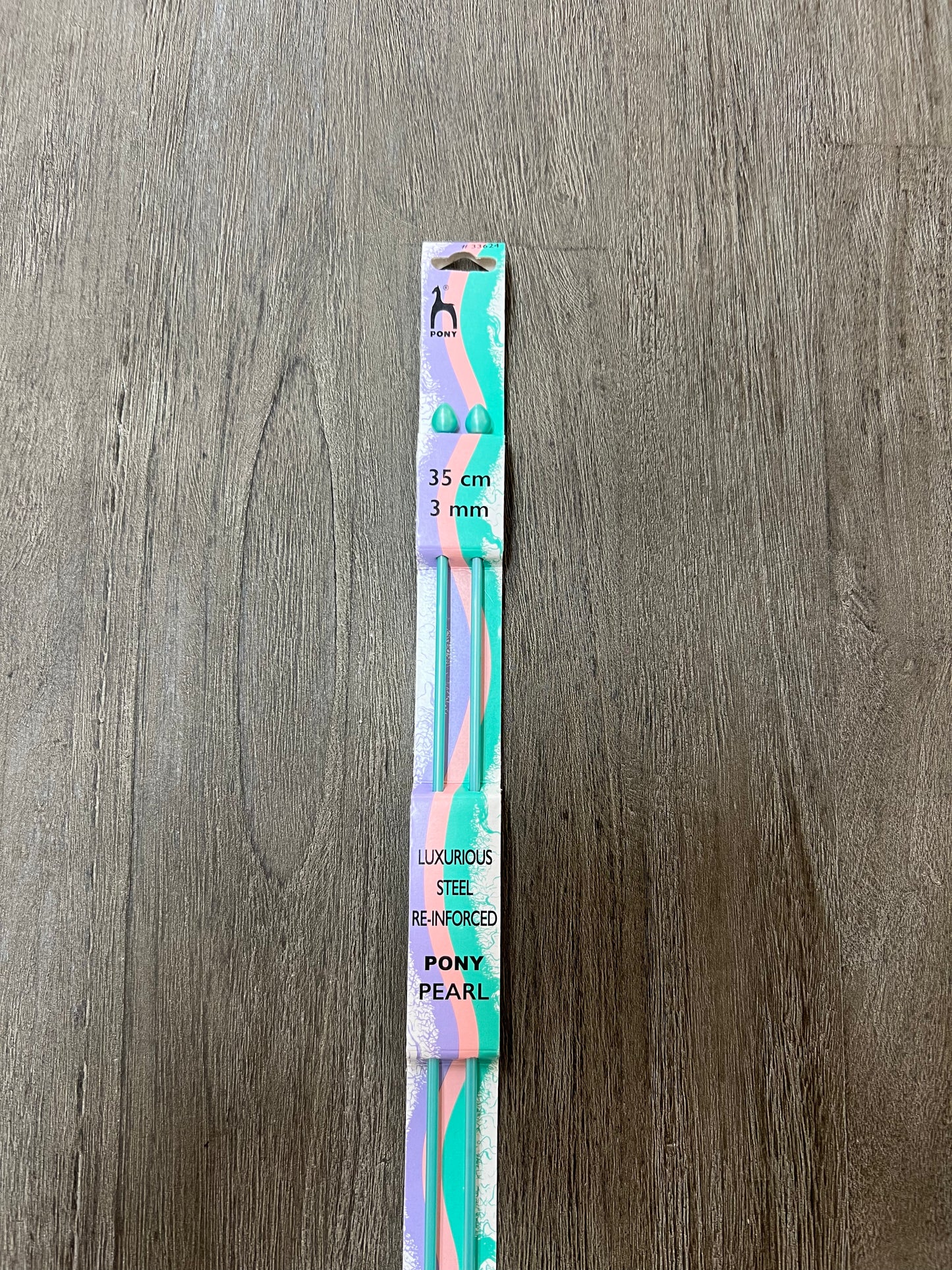 Pony pearl knitting needles 3mm 35cm