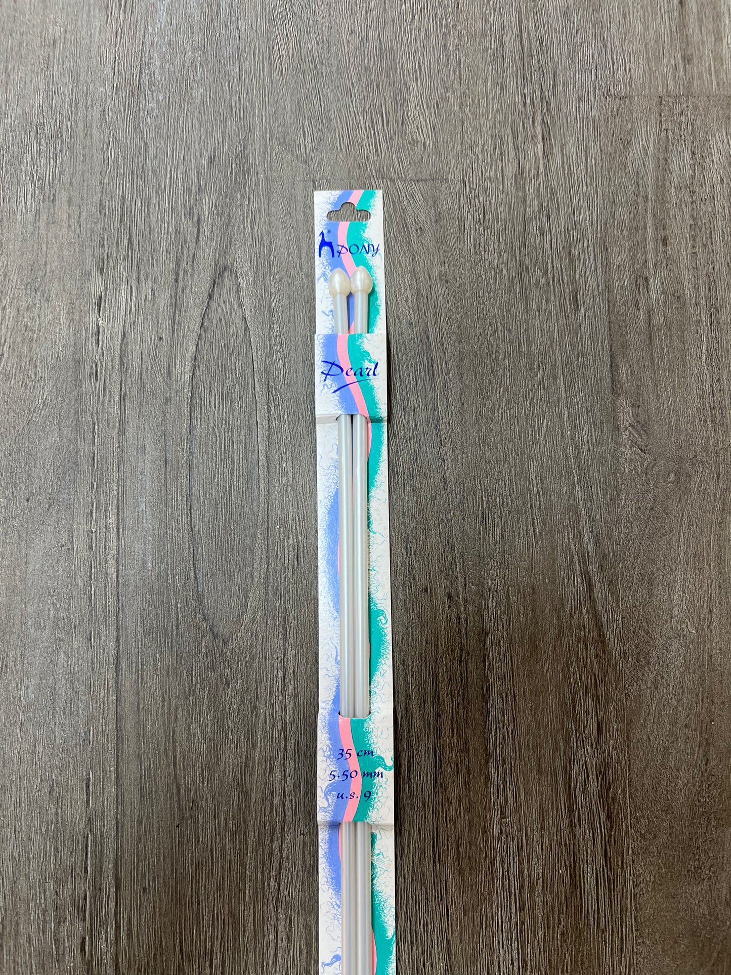 Pony Pearl Knitting Needles 5.5mm 35cm