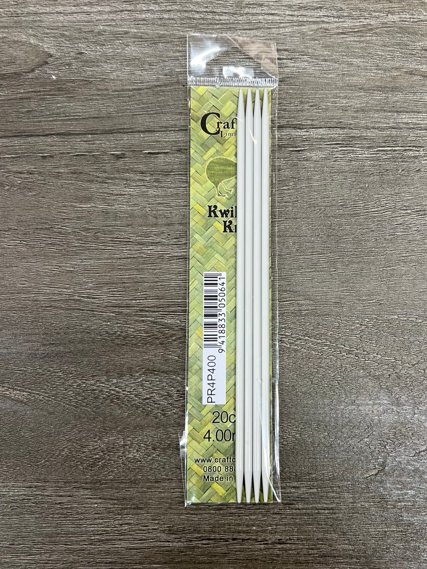 Double pointed steel needles 20cm x 4.00mm