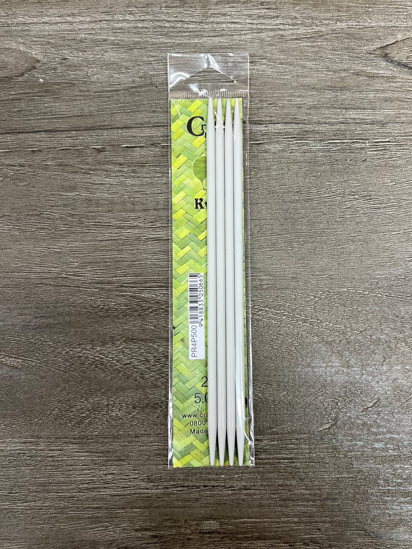 Double pointed steel needles 20cm x 5.00mm