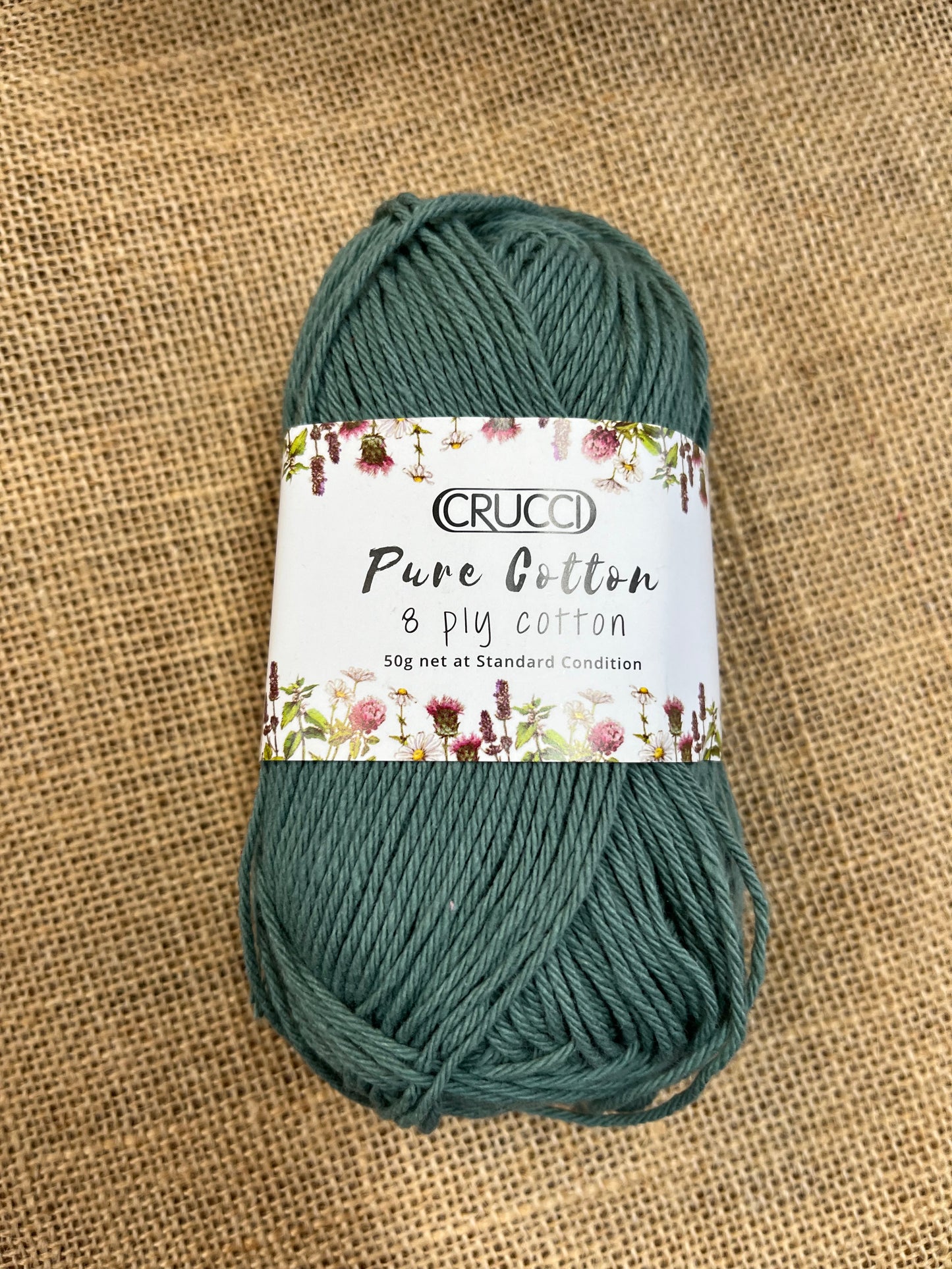 Crucci Pure Cotton 8ply - Seagreen