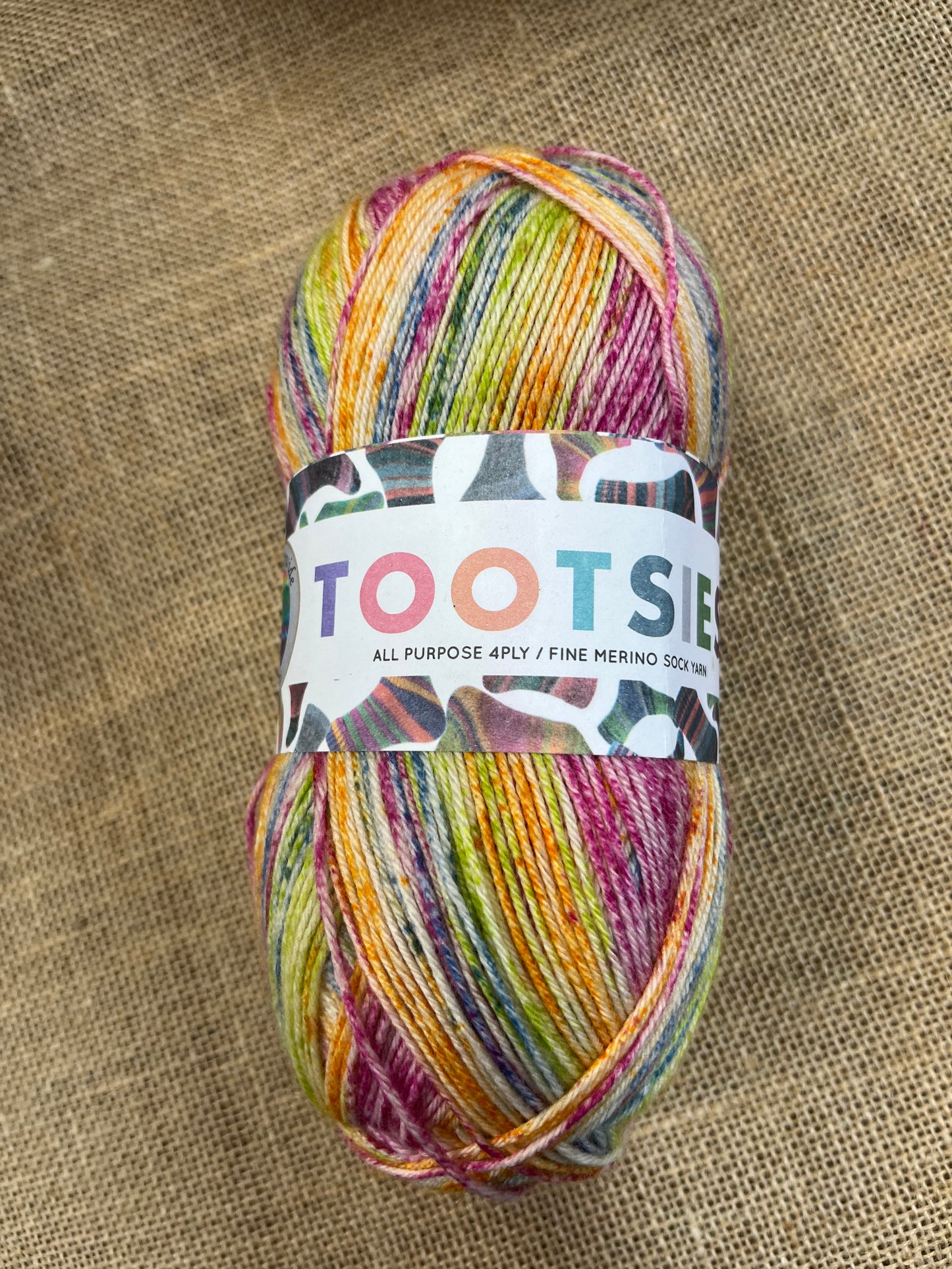 Tootsies Sock Yarn 4 ply