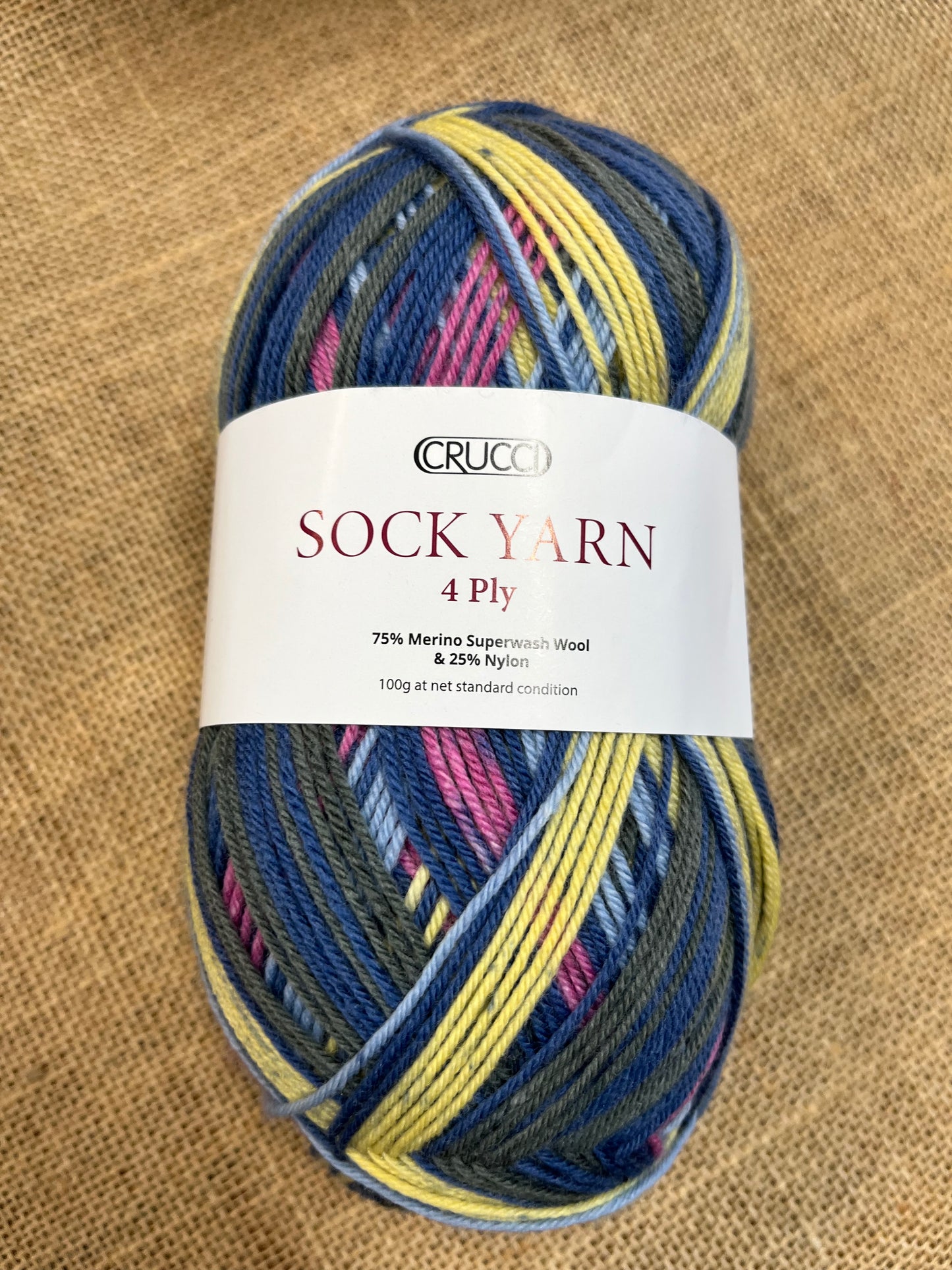 Crucci Sock Yarn 4 ply