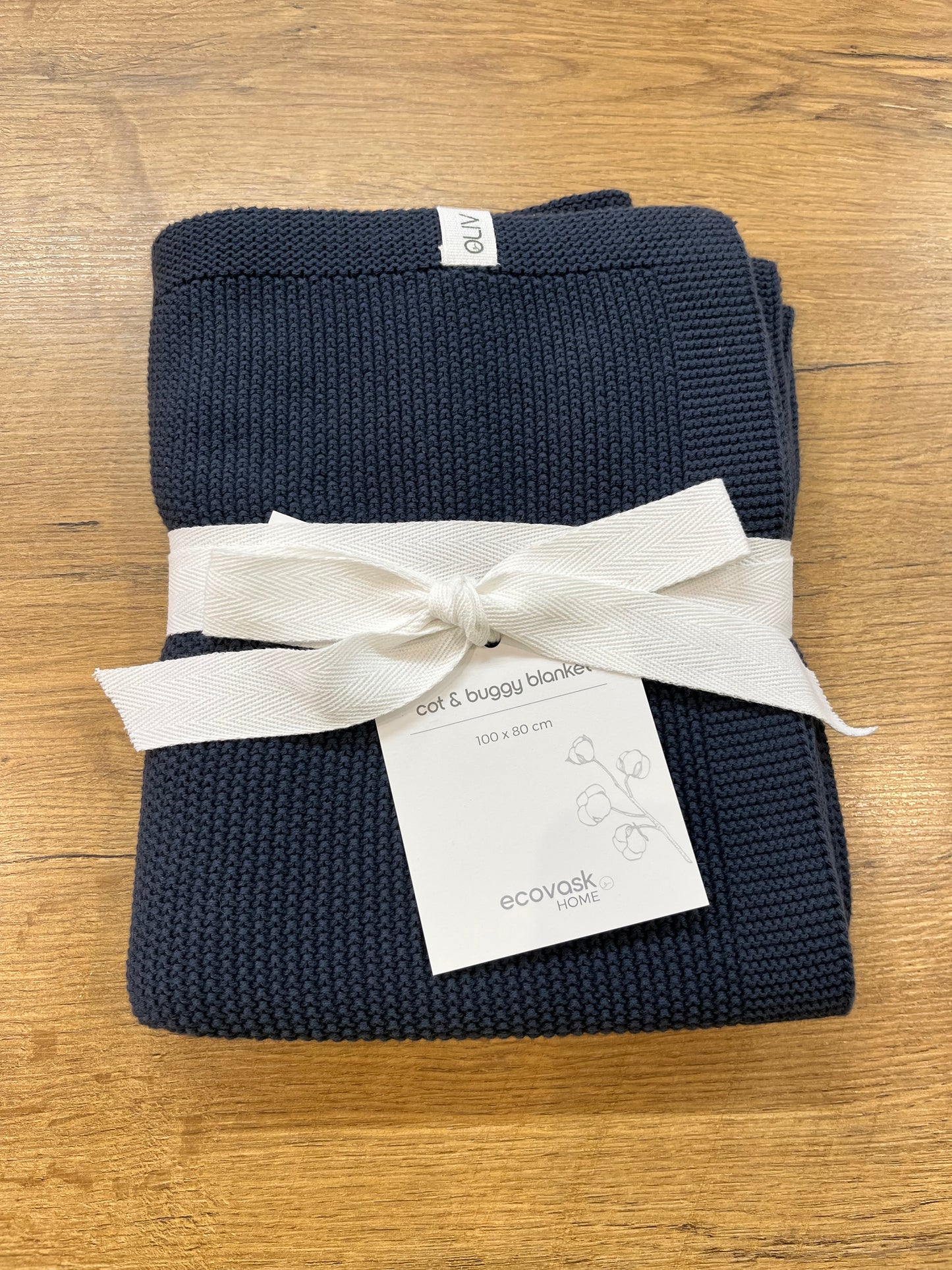Ecovask Cotton Buggy Blanket - Navy