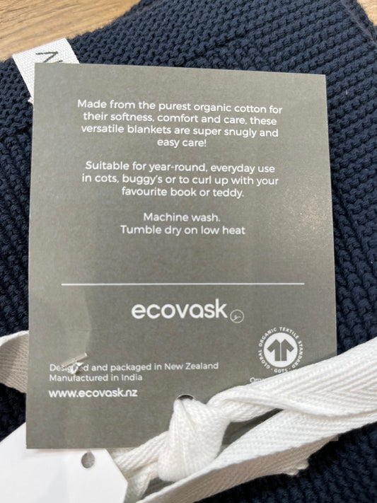 Ecovask Cotton Buggy Blanket - Navy
