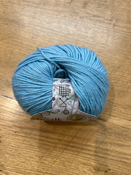 Silk Merino 4 ply Aqua