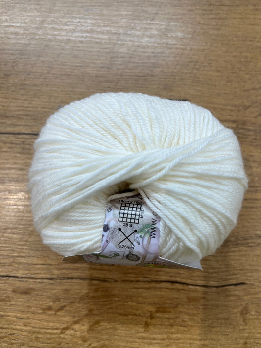 Silk Merino 4 ply Cream