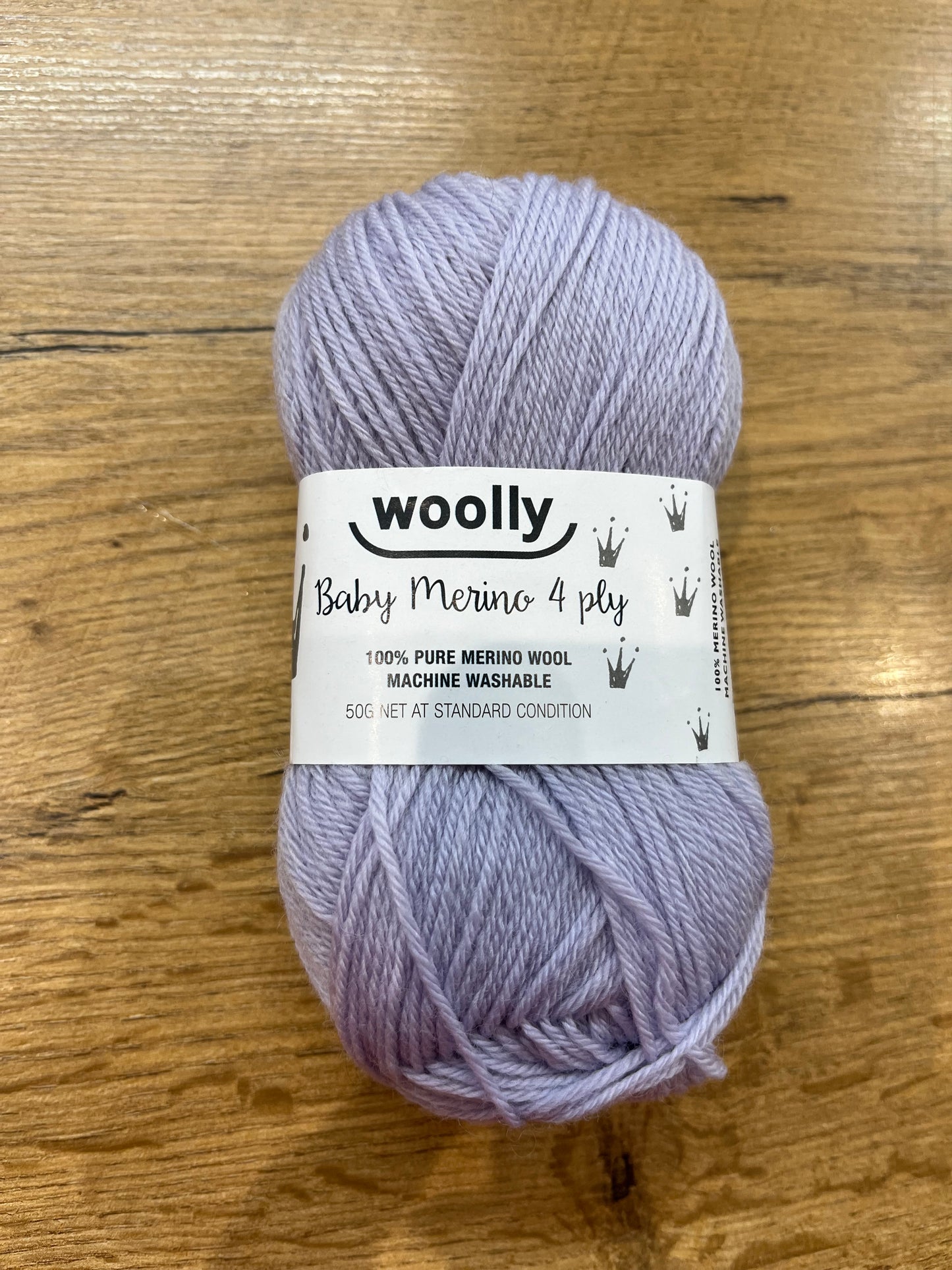Crucci Woolly 4ply Baby Merino - Pale Iris