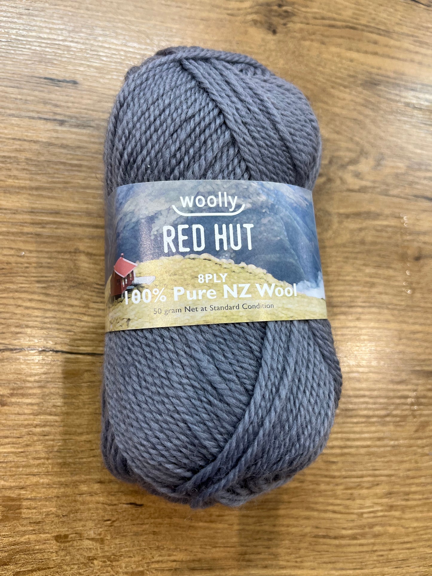 Red Hut 8ply - Silver