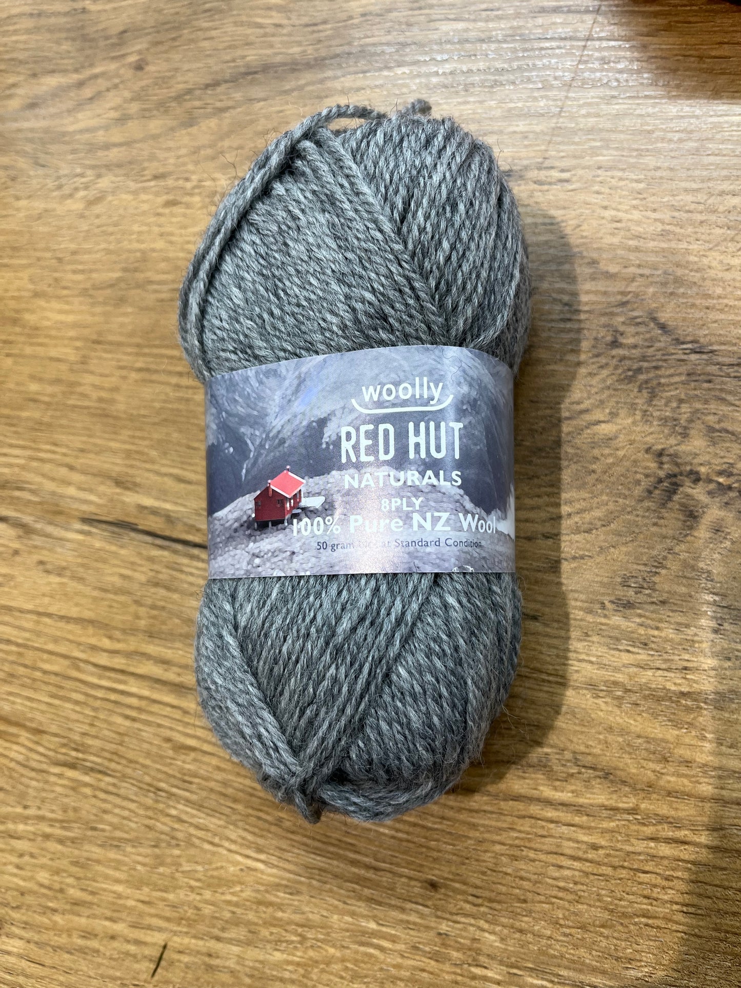 Red Hut Naturals 8 ply - Greystone