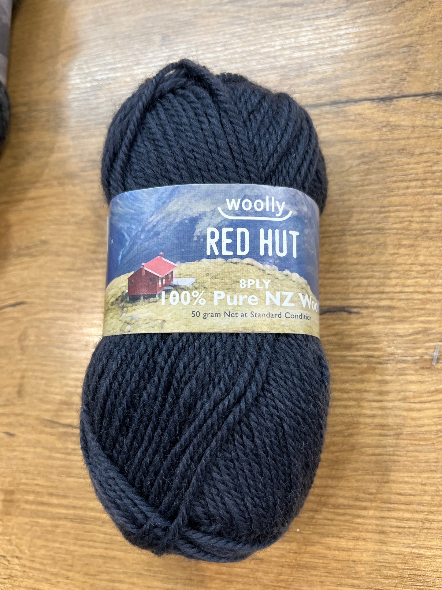 Red Hut 8ply - Charcoal
