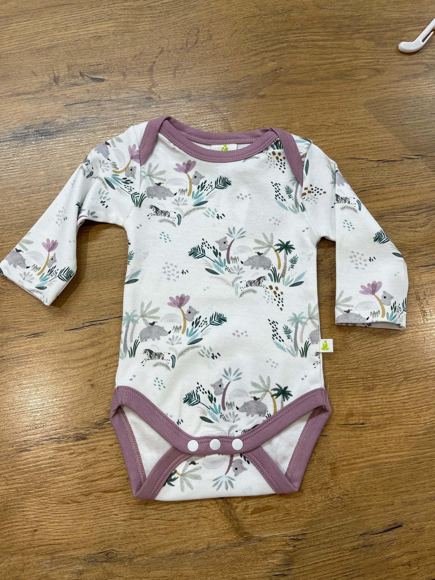 Long Sleeve Bodysuit - Madagascar
