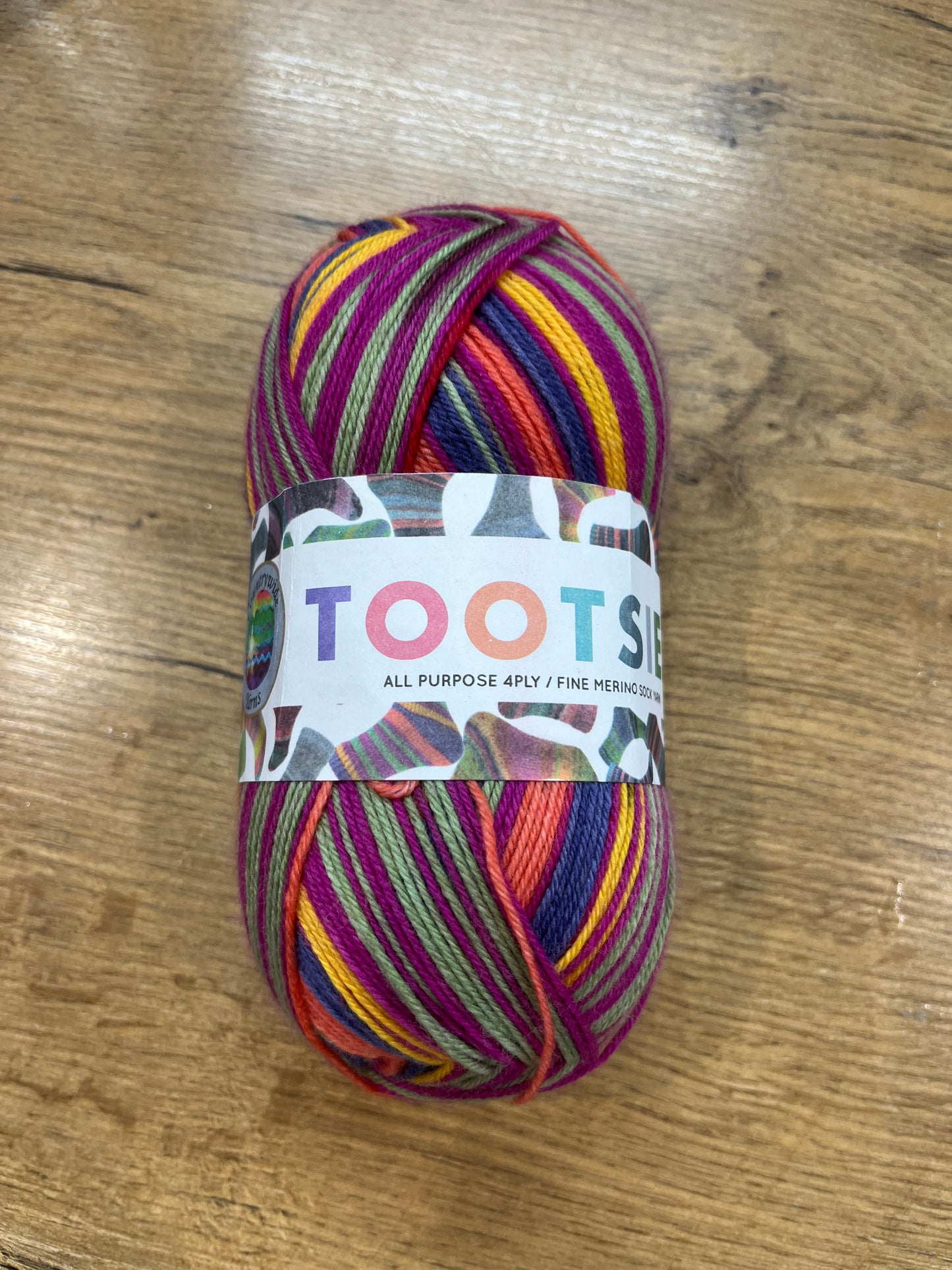 Tootsies Sock Yarn 4 ply