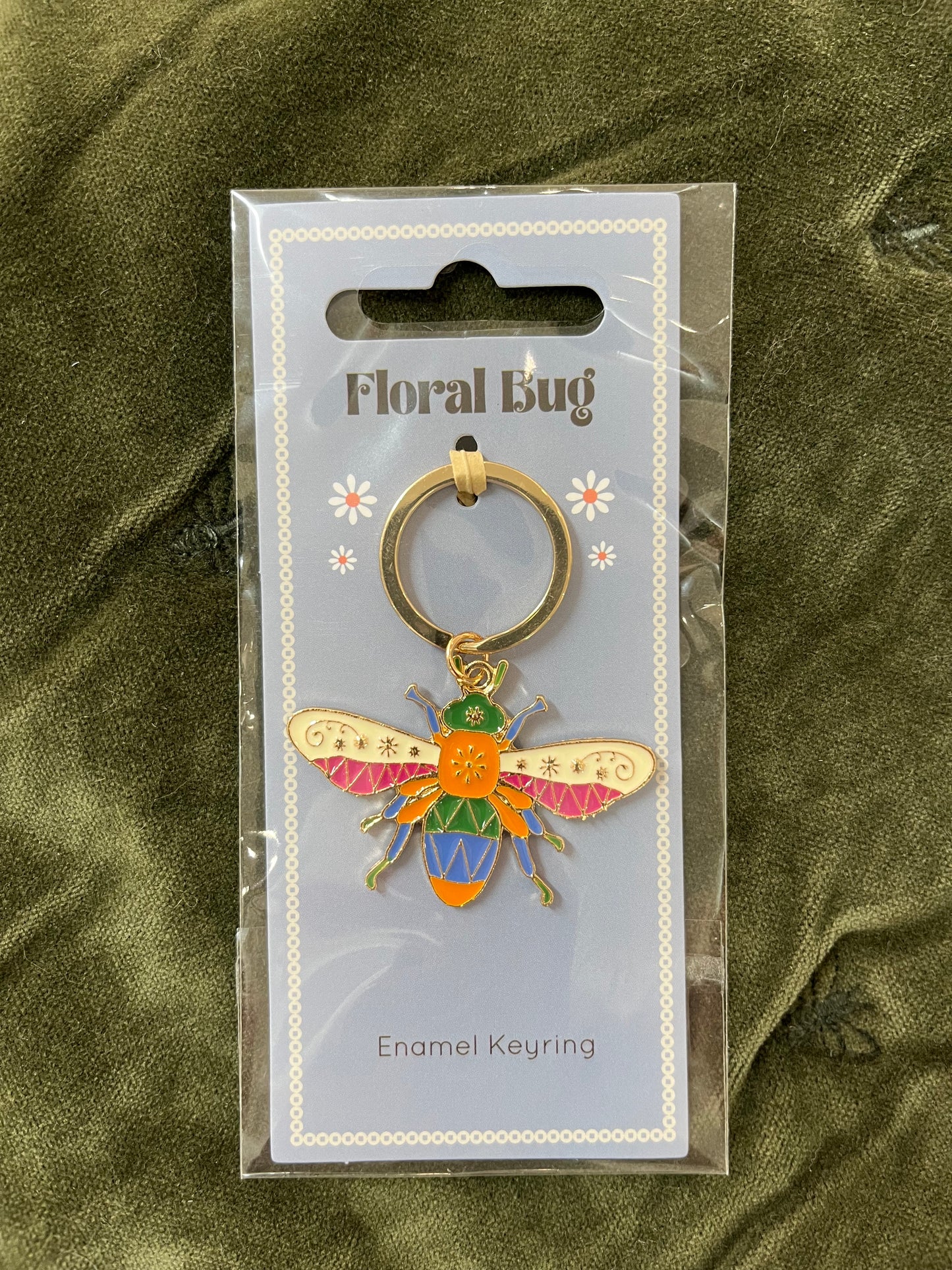 Floral Bug Keyrings