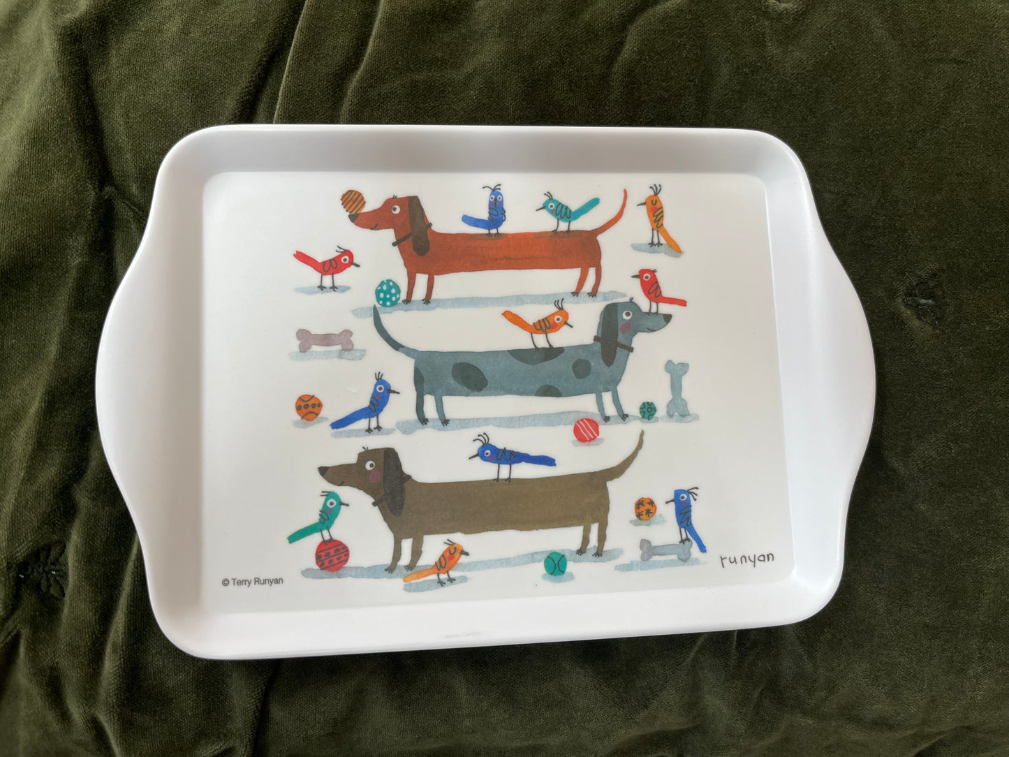 Canine Capers Dashhound Scatter Tray