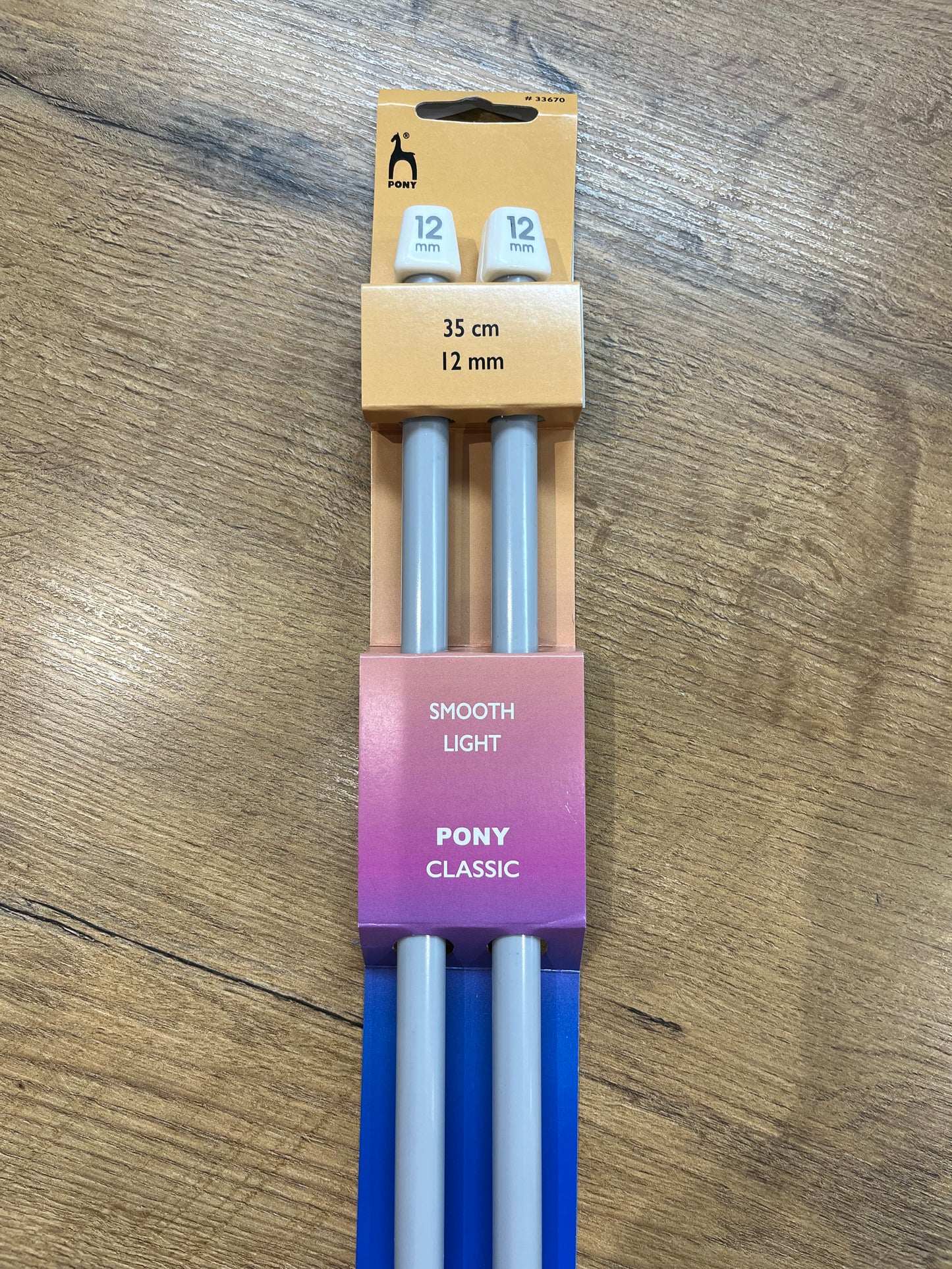 Pony Classic Knitting needles 12 mm 35cm