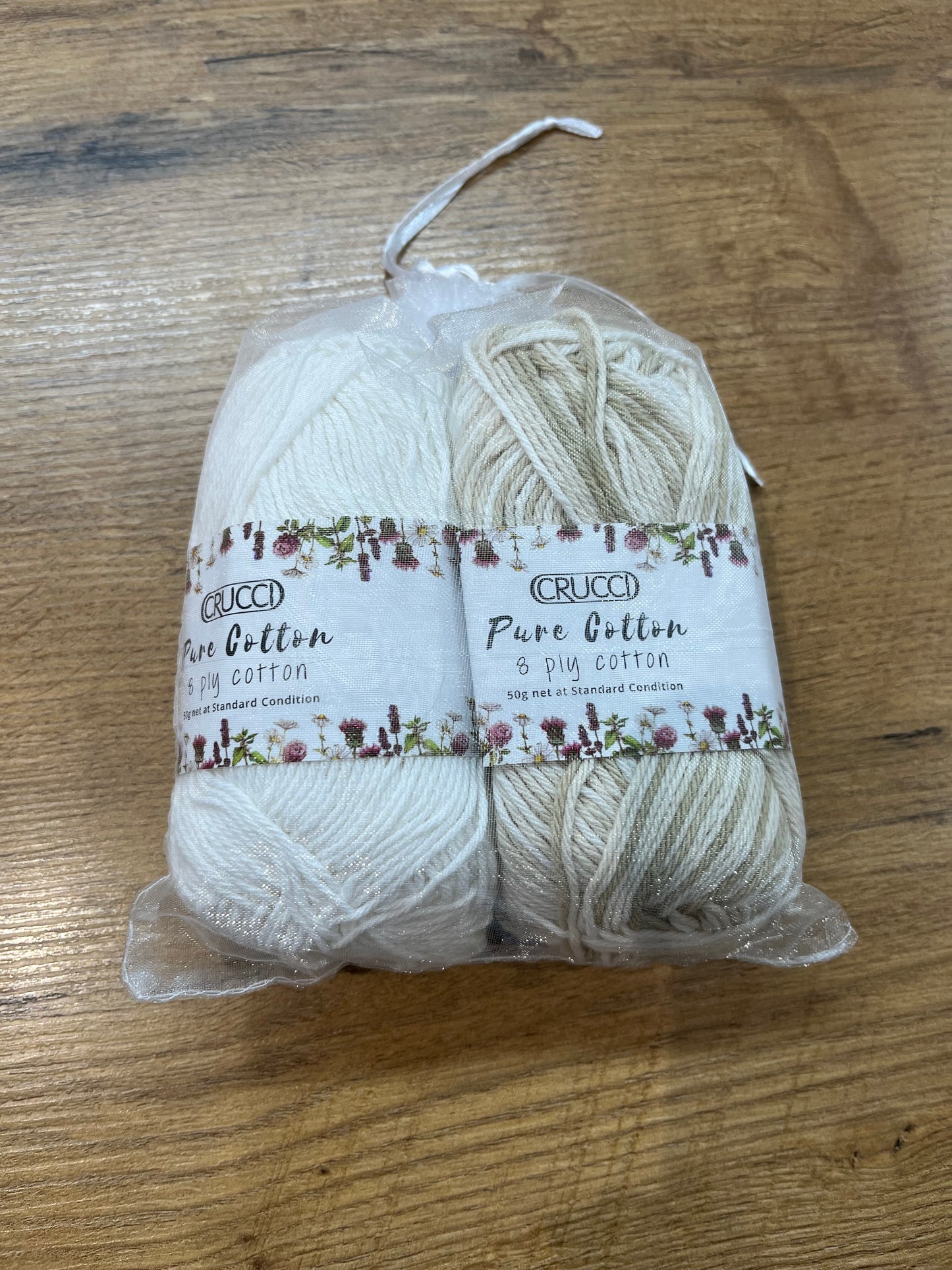 Crucci Cotton Dishcloth Knitting Kit