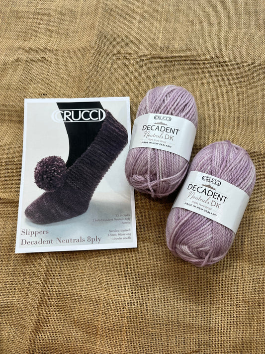 Crucci Slipper Knitting Kit
