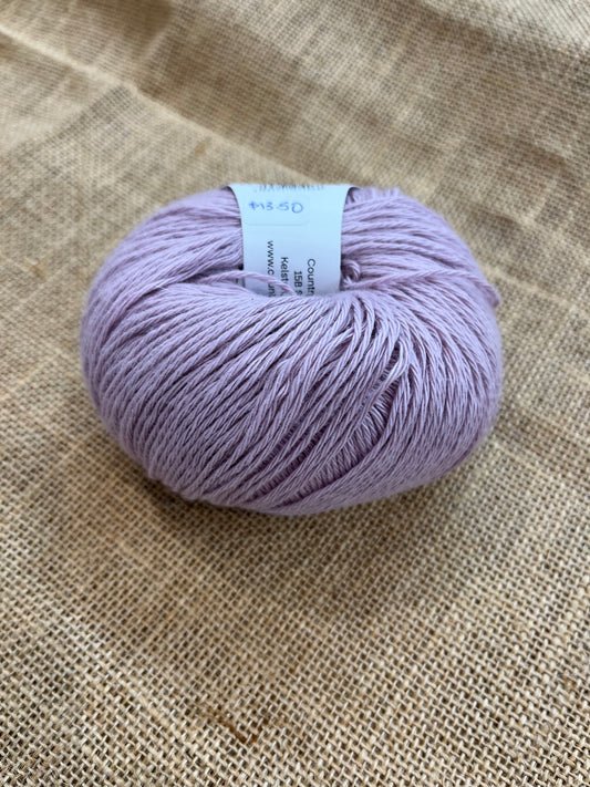 Organic and Cotton Cashmere 4 ply - Lilac