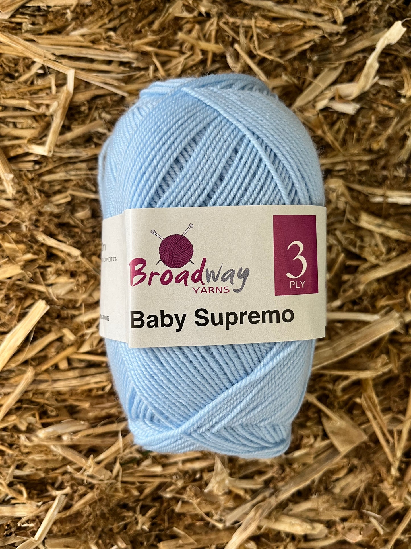Baby Supremo 3 ply Merino - Baby Blue