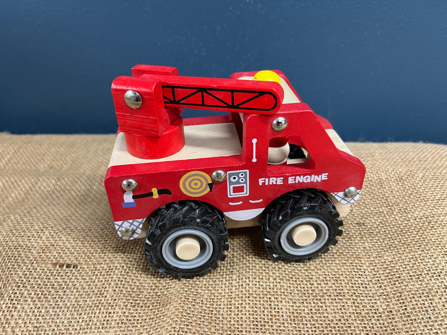 Wooden Fire Engine Toy