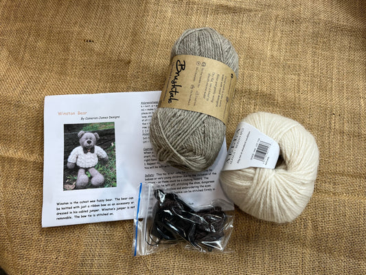 Winston Bear Knitting Kit