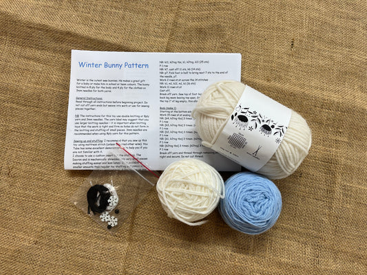 Winter Bunny Knitting Kit