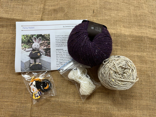 Pansy Rabbit Knitting Kit