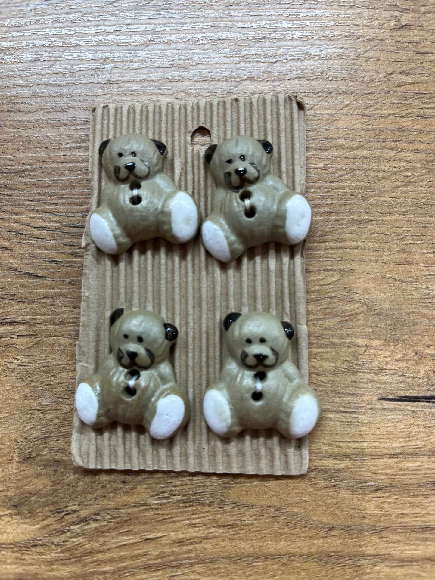 Hand Made Buttons - Teddy Bears