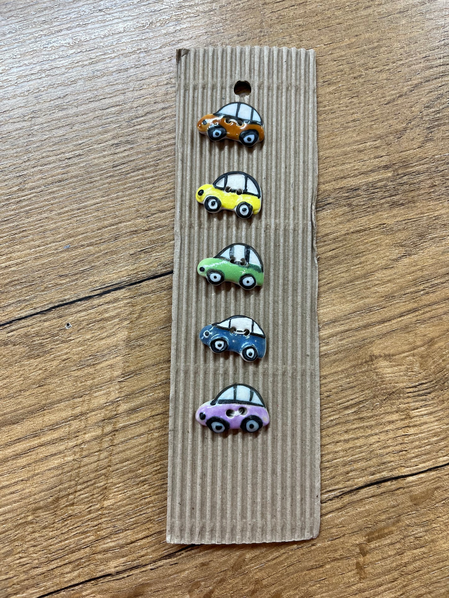 Hand Made Buttons - Cars