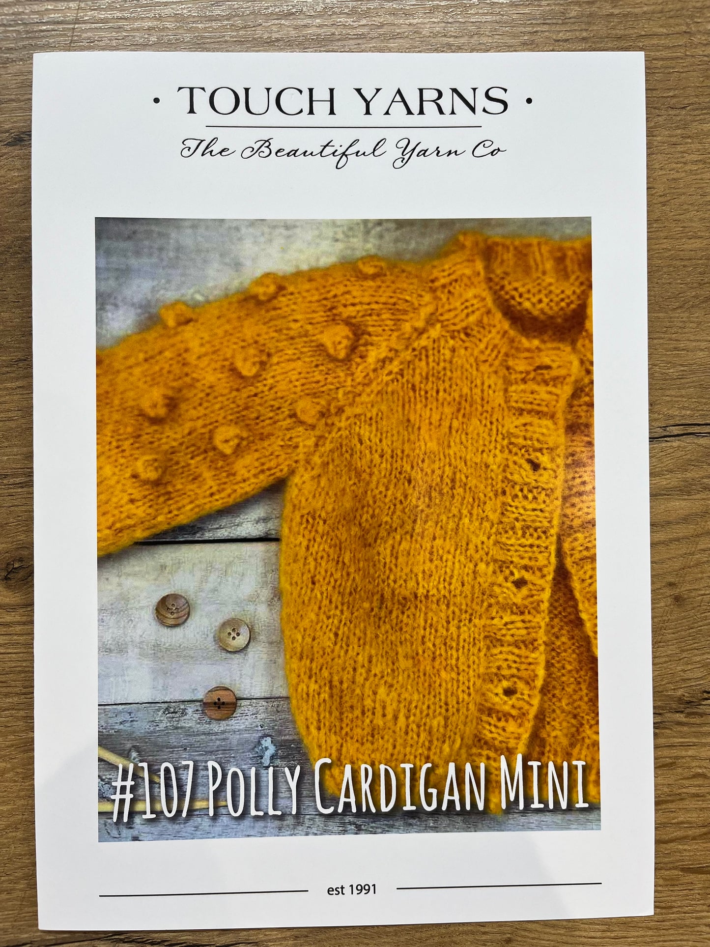 Polly Cardigan Mini - Touch Yarns