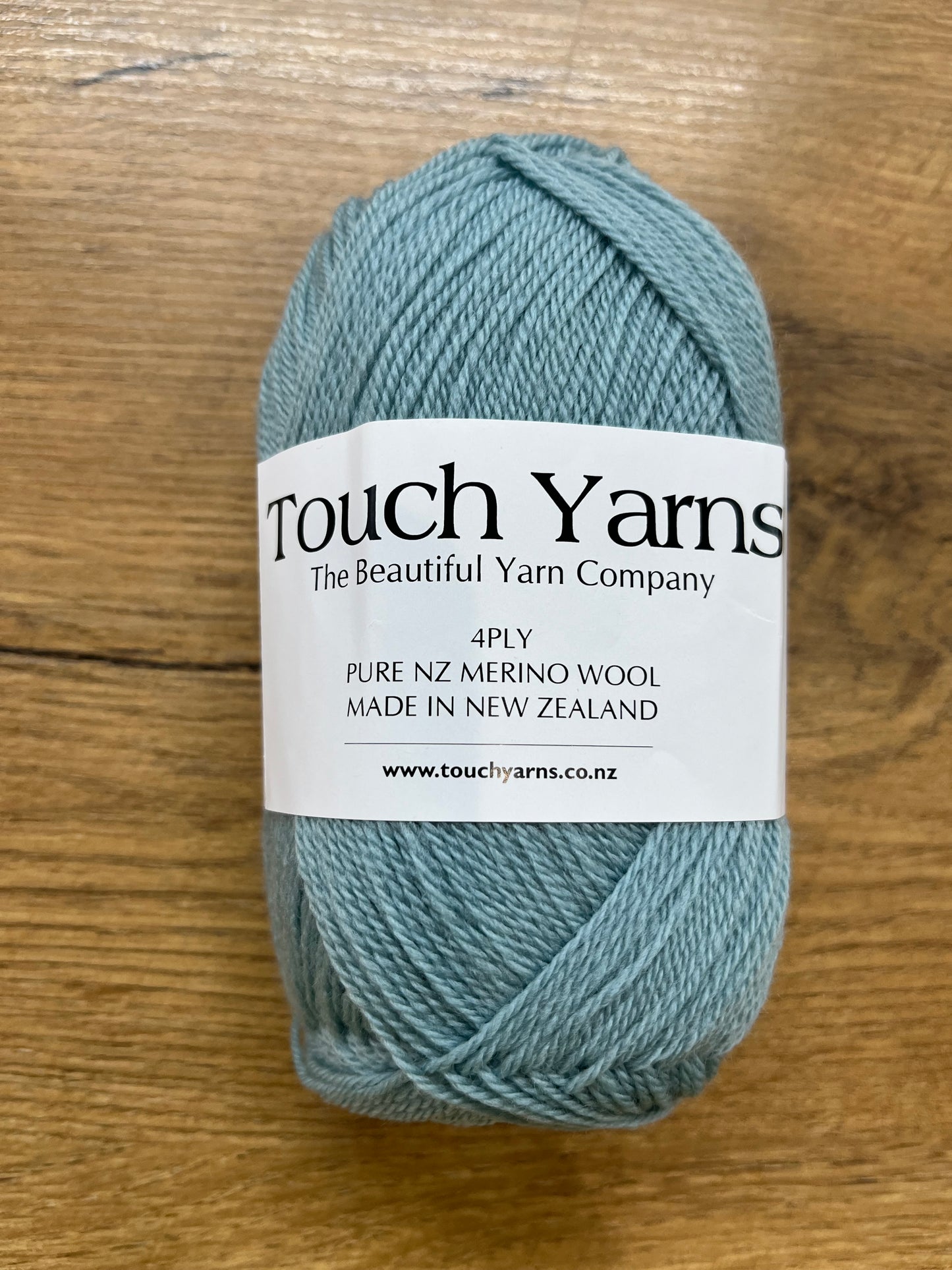 Touch Yarns Pure Merino 4ply – Duck Egg