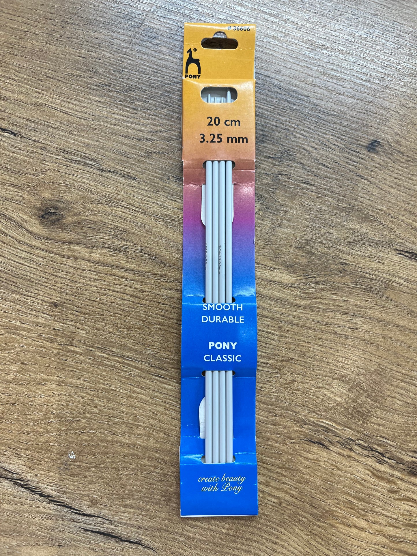 Double Pointed Steel Needles 20cm x 3.25mm