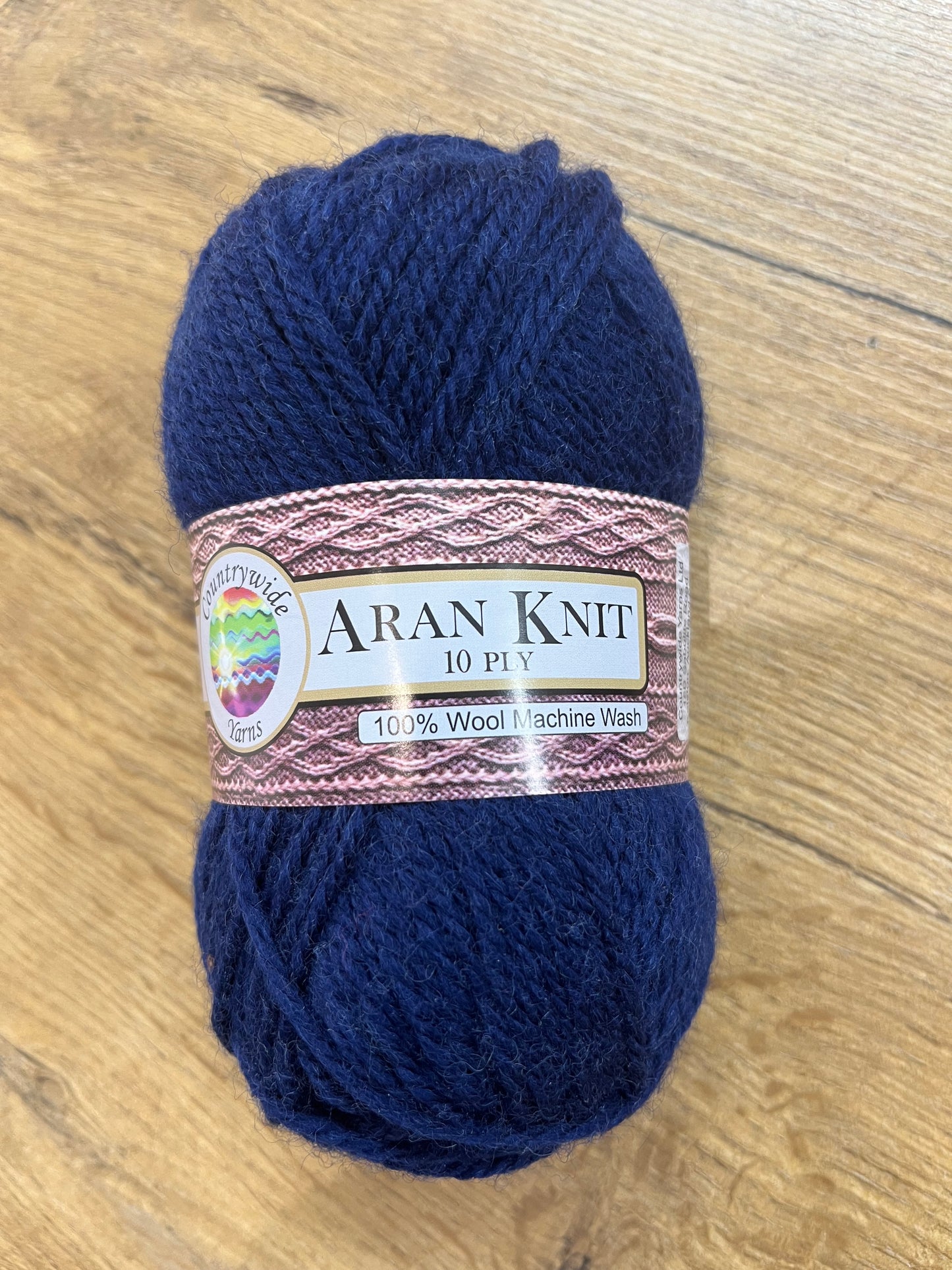 Aran Knit 10 Ply - Navy