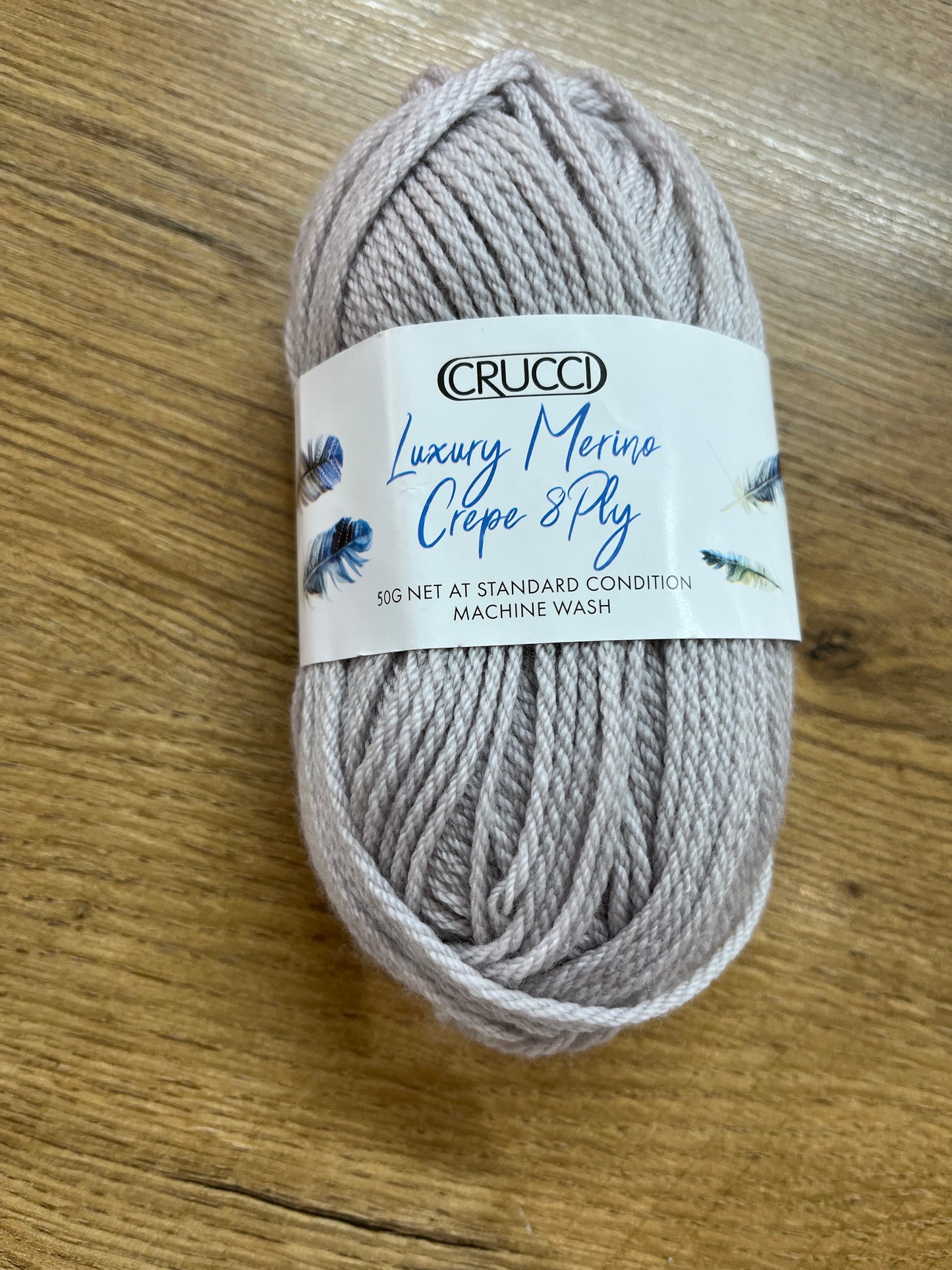 Crucci Luxury Merino Crepe 8 ply - Sand