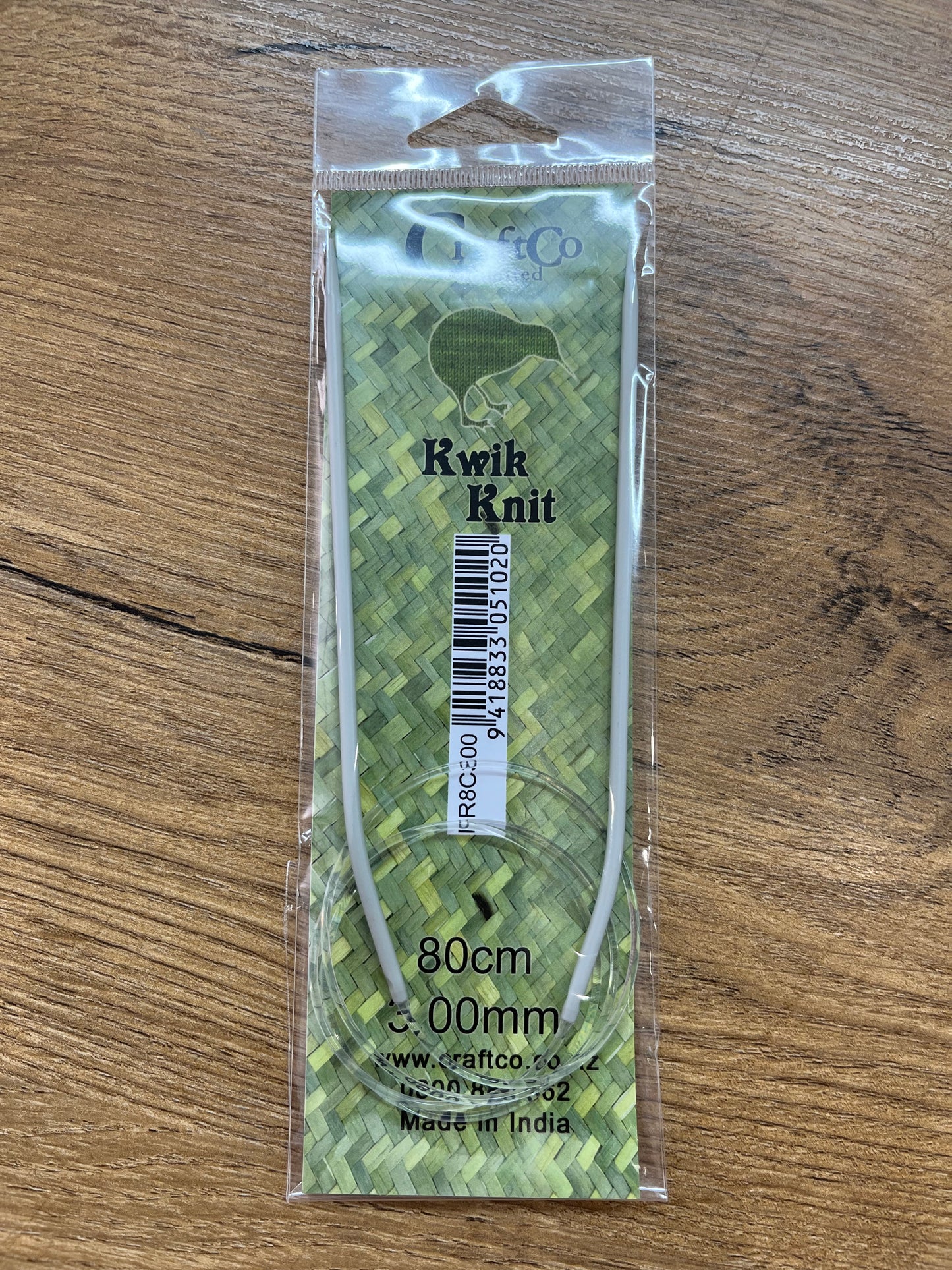 Circular Needles Steel Tipped 80cm x 3.00mm