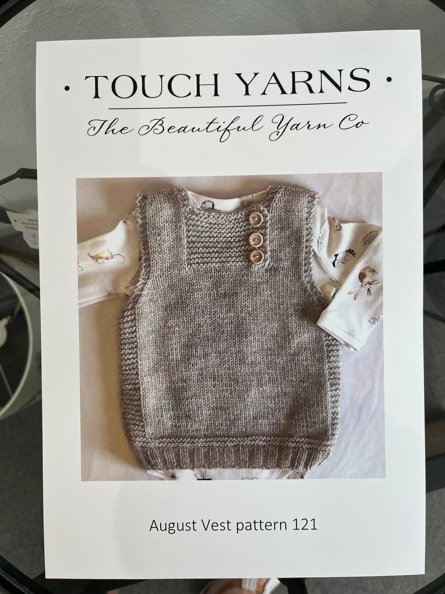 August Vest - Touch Yarns