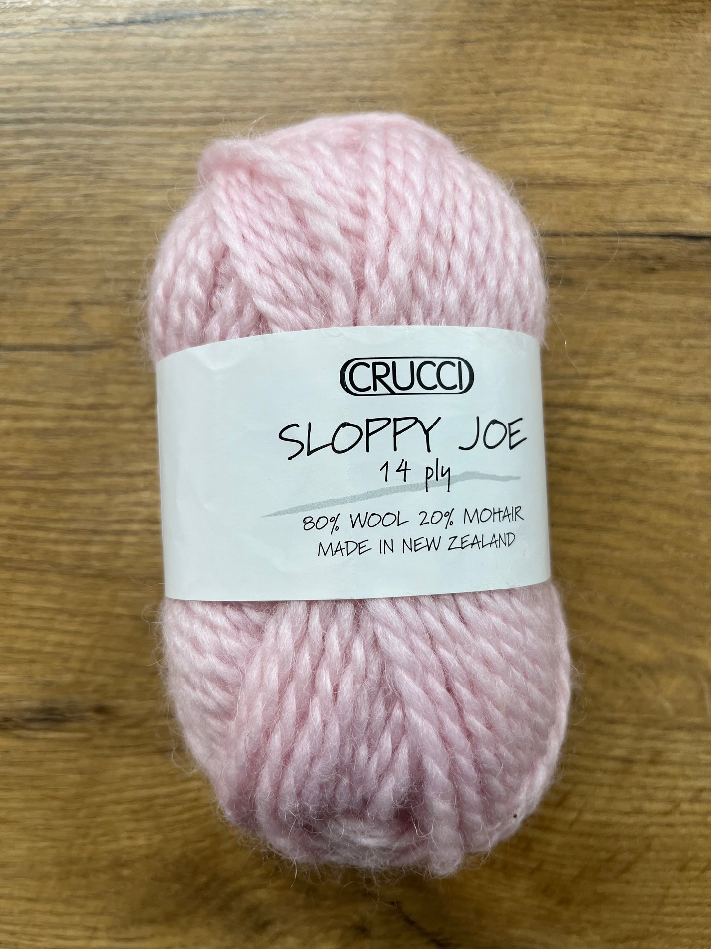 Crucci Sloppy Joe 14ply Wool - French Rose